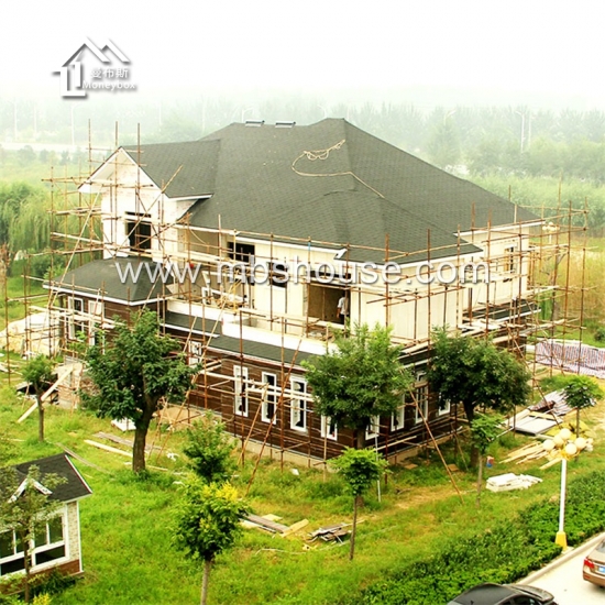 Construction rapide personnalisé style léger structure en acier préfabriqué maison villa