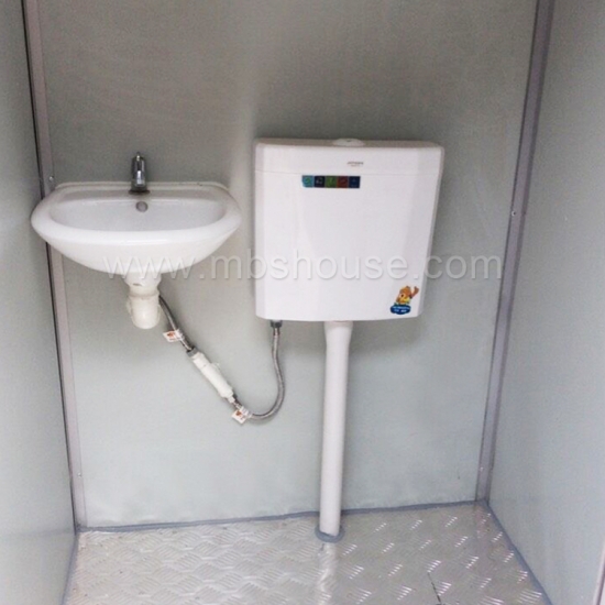 toilettes mobiles portatives préfabriquées en acier inoxydable de haute qualité