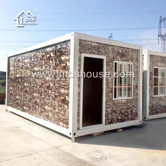 les maisons de récipient préfabriquées par cadre en acier détachable personnalisées de structure