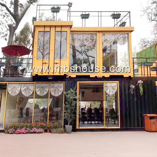 préfabriqué luxe expédition mobile restaurant bar café-restaurant kiosque