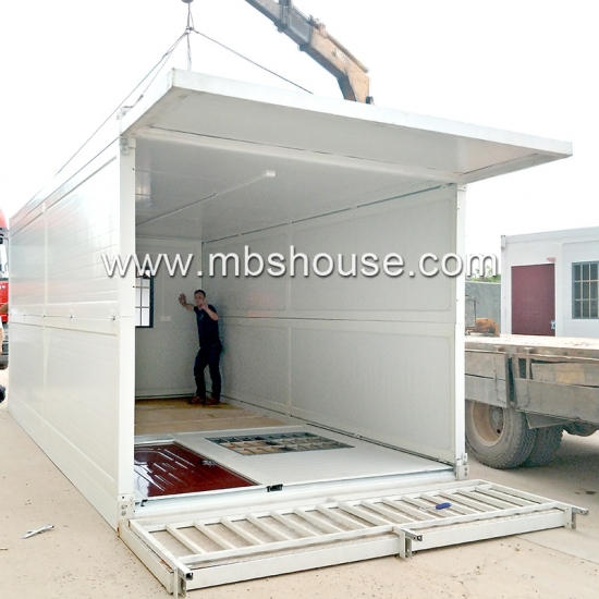 montage facile double plancher préfabriqué mobile pliant maison de conteneur