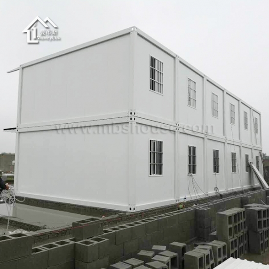 Le fournisseur de la Chine a personnalisé le bureau de conteneur à trois étages préfabriqué