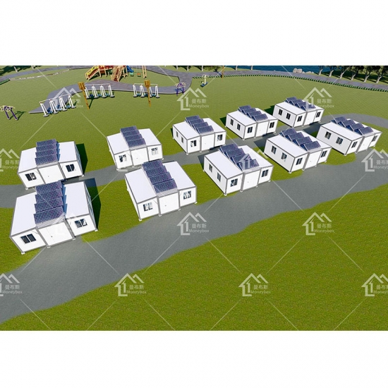 Maison extensible modulaire de récipient d'hôpital mobile de panneau solaire de 20ft