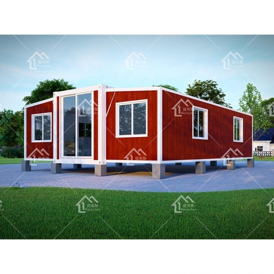 nouvelle conception 20ft 40ft préfabriqué 3 chambres minuscule maison de conteneur extensible