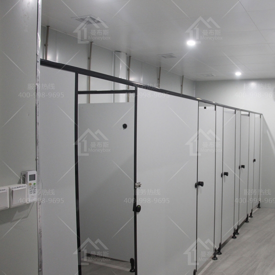 toilettes de conteneur préfabriquées équipées complètes avec salle de douche