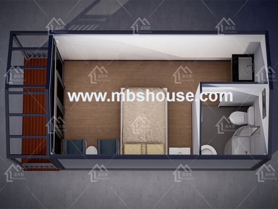 Maison minuscule populaire de conteneur préfabriqué abordable de maison